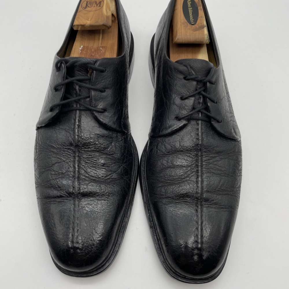 Cole Haan Beckett Black Pebbled Leather Oxford Dress Shoes Mens Sz 10 C06399 - Picture 2 of 13